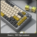Dawn 104+34 XDA Profile Keycap Set PBT Dye-subbed for Keyboard English/Japanese/Korean/Russian/French/Spanish/German/Portuguese